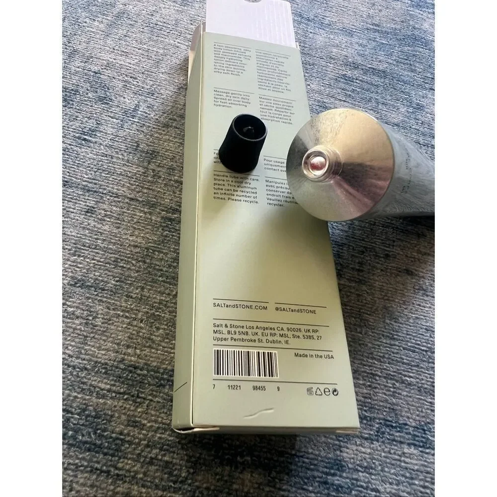 NIB! Salt & Stone Bergamot & Hinoki Body Lotion 3.4 fl oz / 100 ml